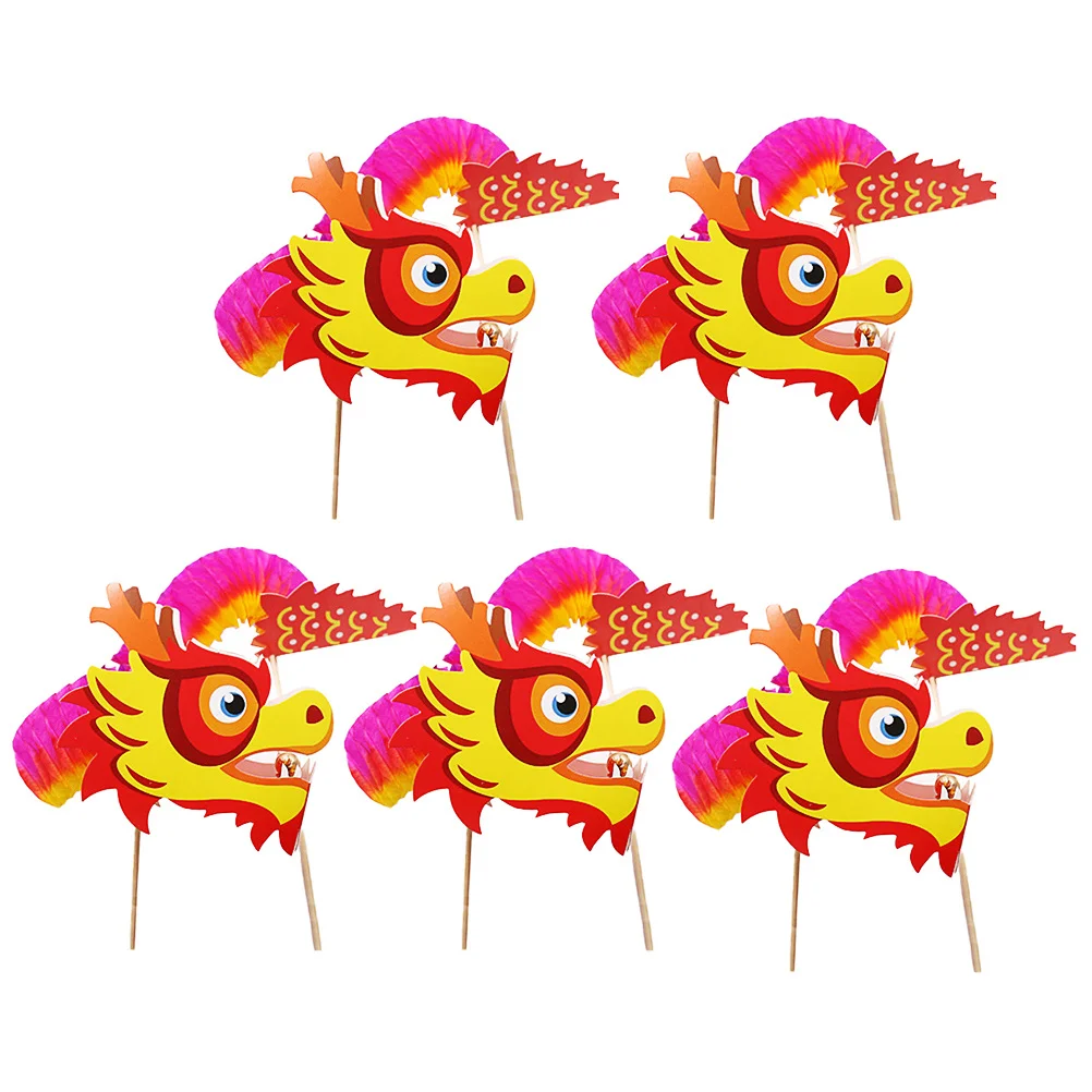 5세트 수제 종이 용 공예 키트 DIY 장식품 어린이 파티 용품 교육용 예술 활동 세트