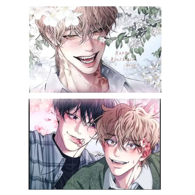 

Negative Love anime small card 3inch photo cards diy Hand account Bookmark friends gift Collection Ornament for fans