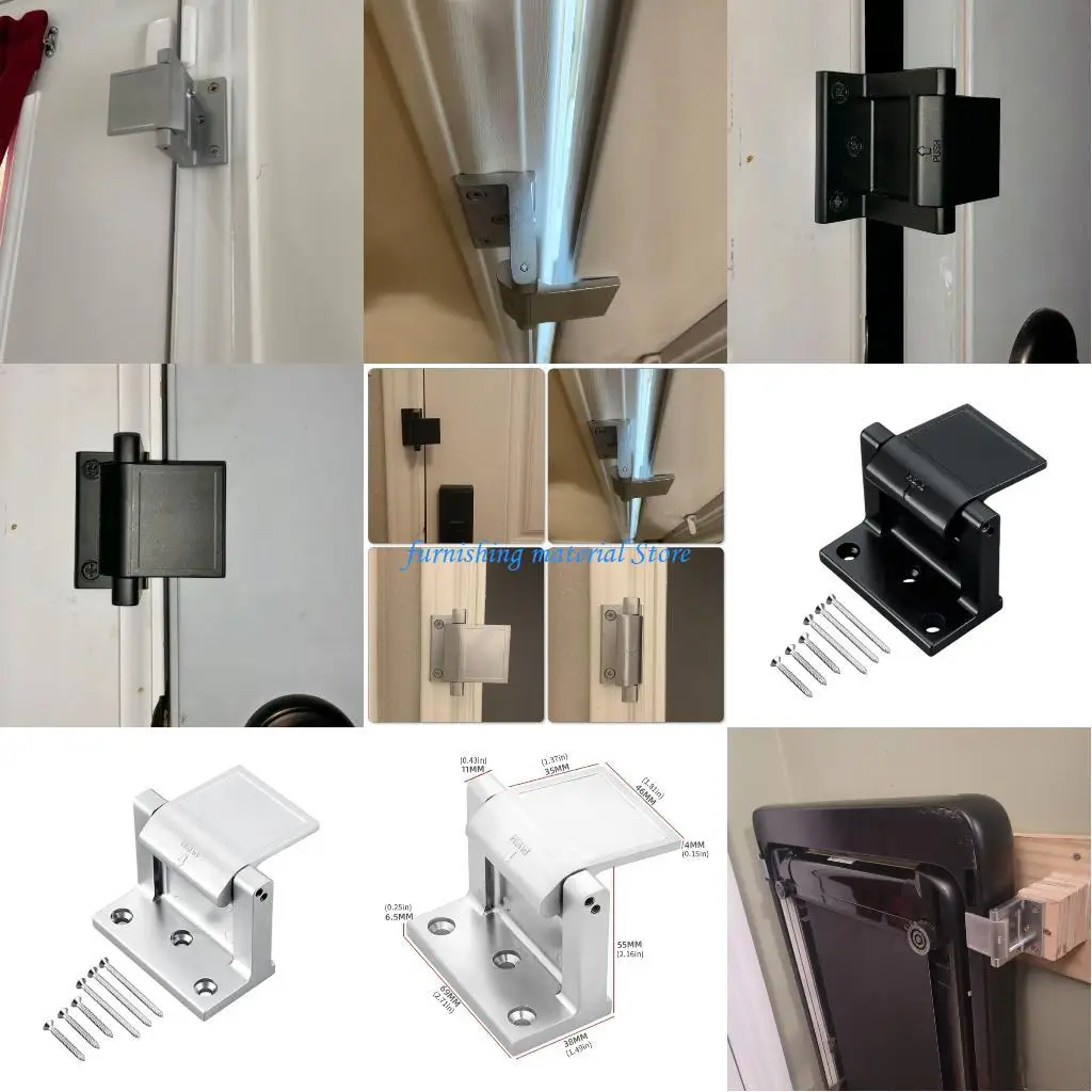 

Y5GD Heavy Duty Lock Hit Plate with Not Collision Strips Quick Install Hardware