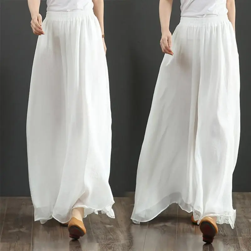 Ancient Sle Wide Leg Pants Zen Dance Wear Tea Person orm Yoga Pants Meditation Clothes Damen Freizeithose