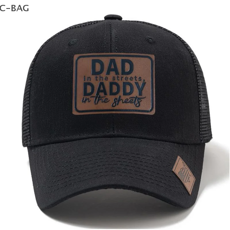 Summer Mesh Baseball Cap Women Men DAD Letter Patch Snapback Hat Casual Breathable Unisex Street Hip Hop Trucker Caps