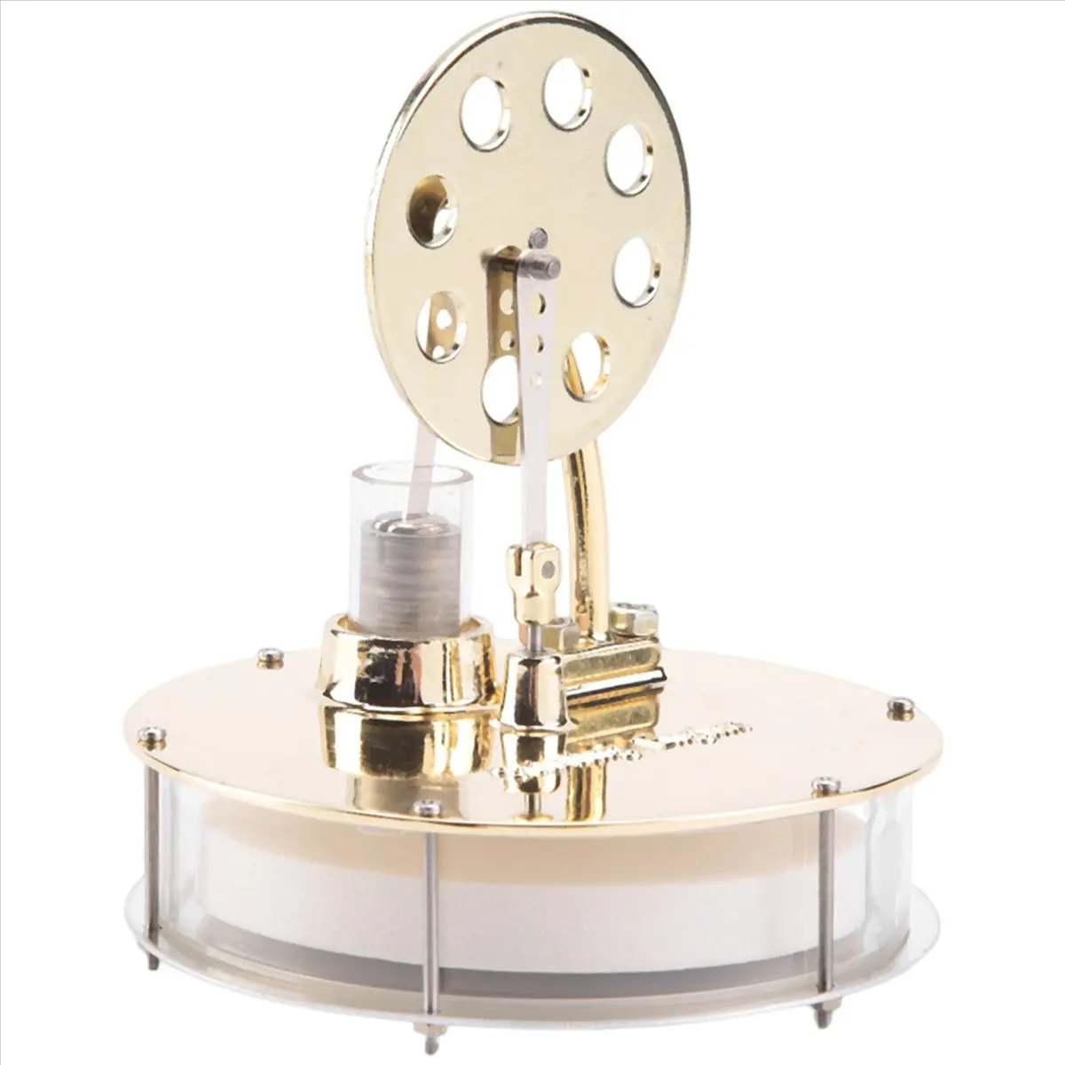 Low Temperature Stirling Engine Model Steam Power Science to Make Physical Experiment Toys Model Ornaments-ABFB