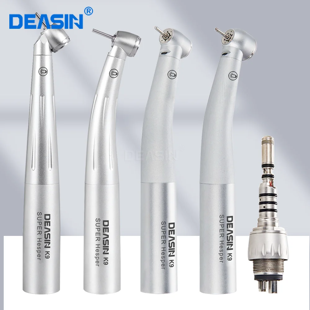 Dental high speed Hand Piece Led Light Turbine with ceramic Bearing turbina dental led Handpiece for kavo Quick Coupling