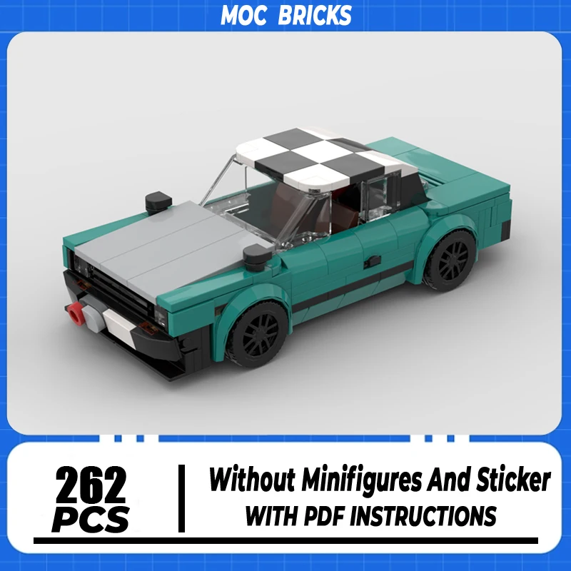 

Champion Speed Cars Moc Building Blocks 1980 Prelude Model Technology Bricks DIY Assembly Toy Construstion Set Gifts ​​​​​​​