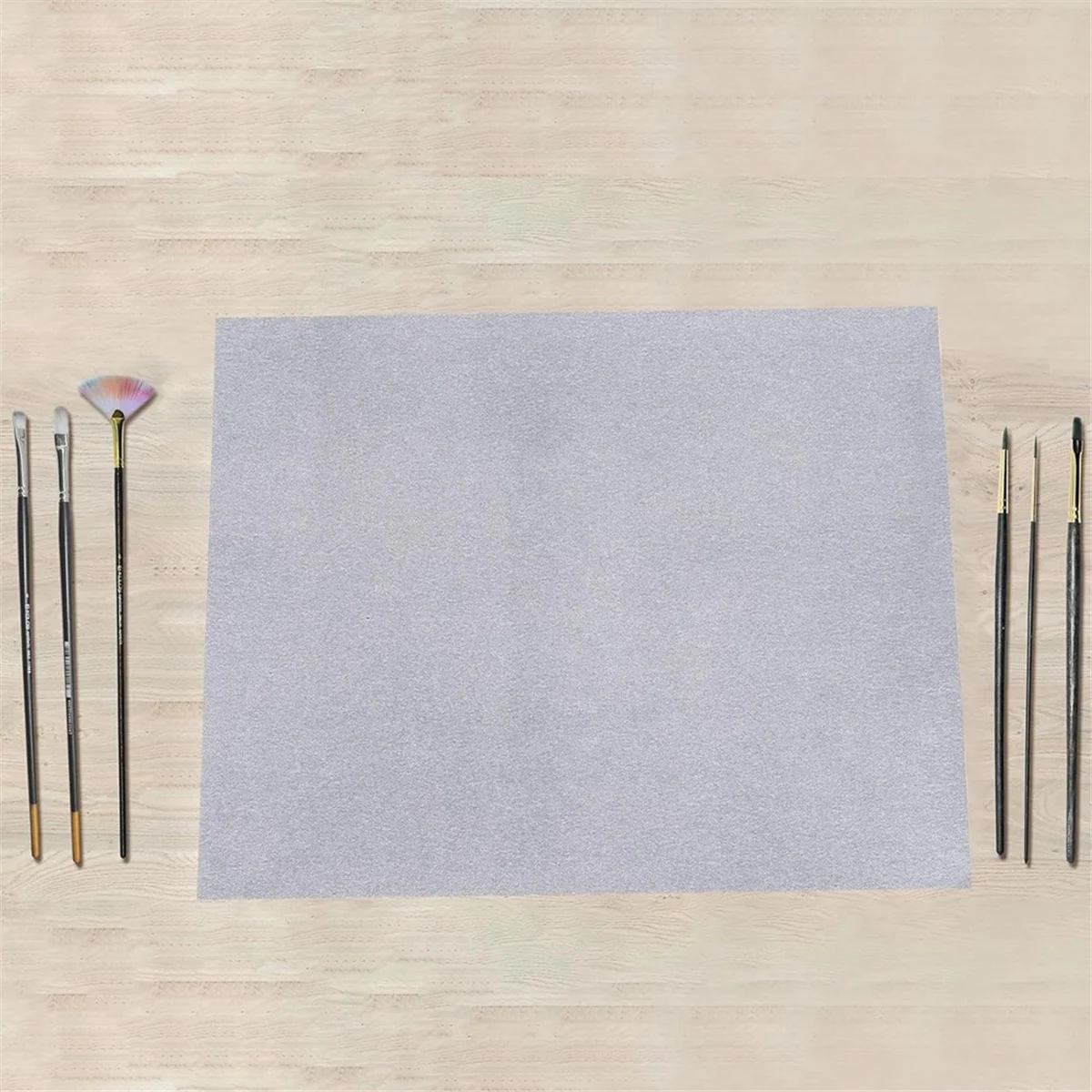 14PCS Chinese Calligraphy Set, 17x13Inch Reusable Water Writing Cloth Magic Paper Blank Calligraphy Brush No Ink