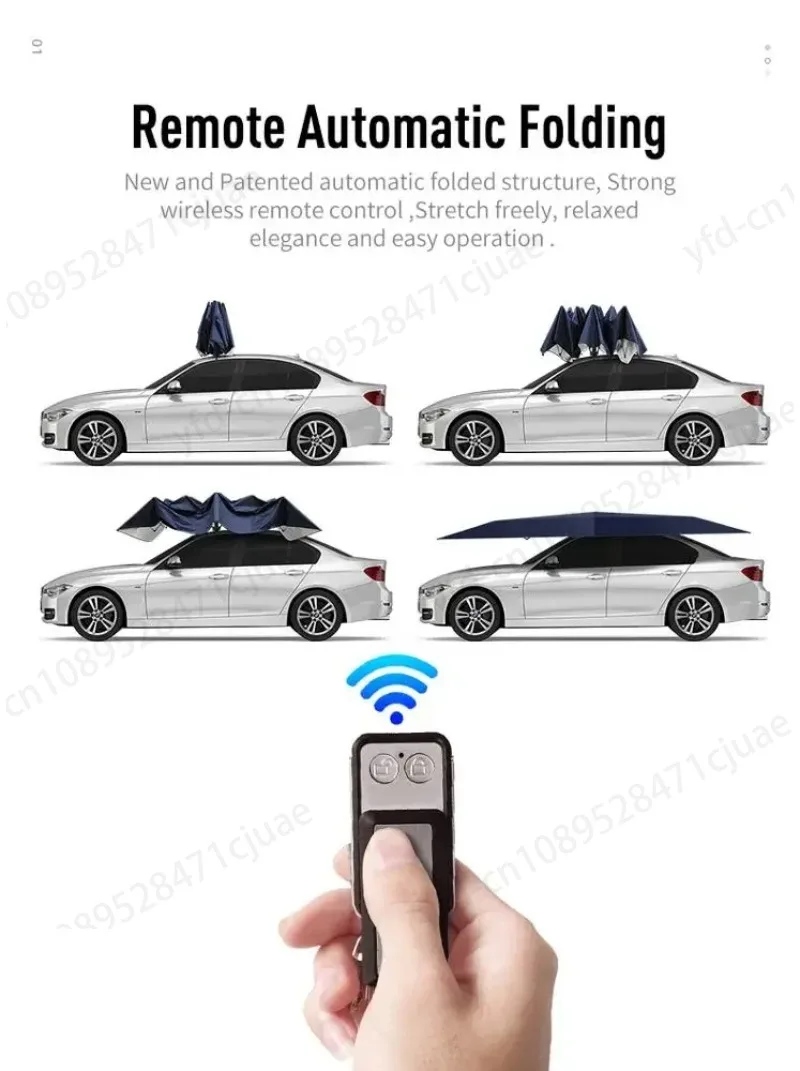 auto folding automatic car tent umbrella car baby shade