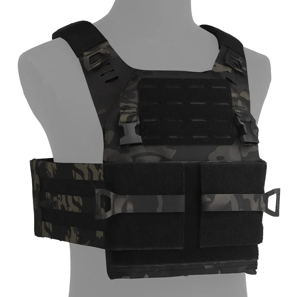 

Tactical Plate Carrier Vest Camo Quick Release Attacker Hunting Vest MOLLE Outdoor Airsoft Shooting CS Wargame Equipment