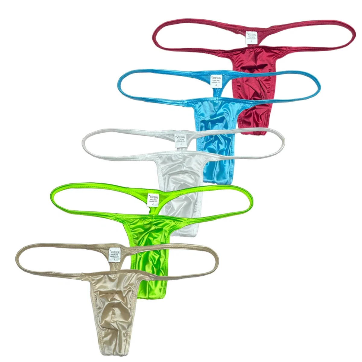 

Men's Underwear Thong Slip Pouch Posing Male G-String Bikini Briefs Comfy Elastic Ultrathin Sissy Panties Glossy Silky Sexy