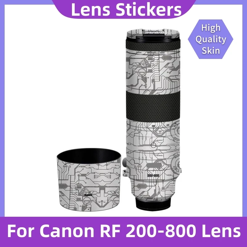 

For Canon RF 200-800 Decal Skin Camera Lens Sticker Vinyl Wrap Film Protector Coat RF200-800 200-800mm F6.3-9 F/6.3-9 IS USM