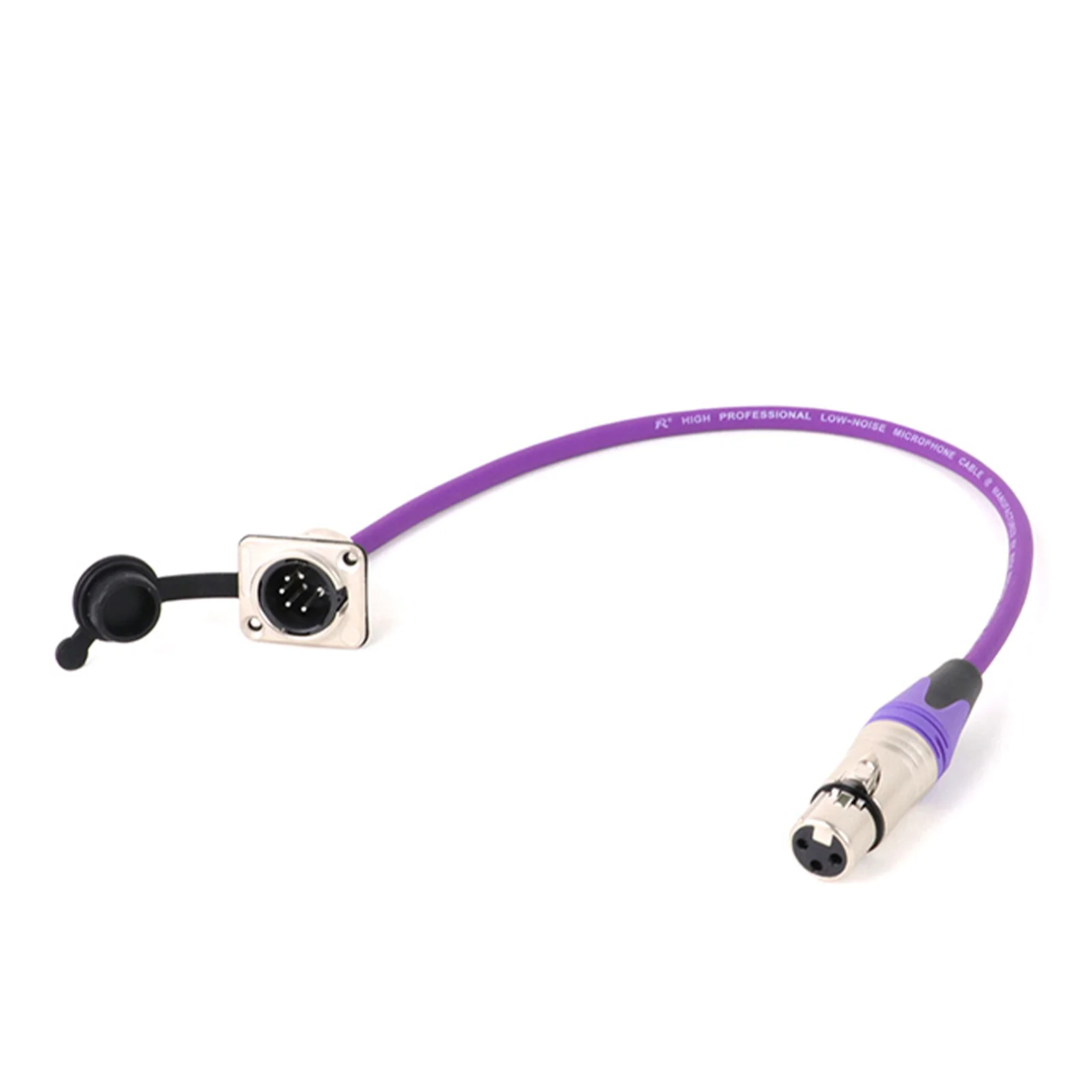 مثبت على لوحة لخلاط الميكروفون ، موصل أنثى 5Pin ، D-Type ، XLR ، محول صوت ، كابل ملون ، أو m-15m