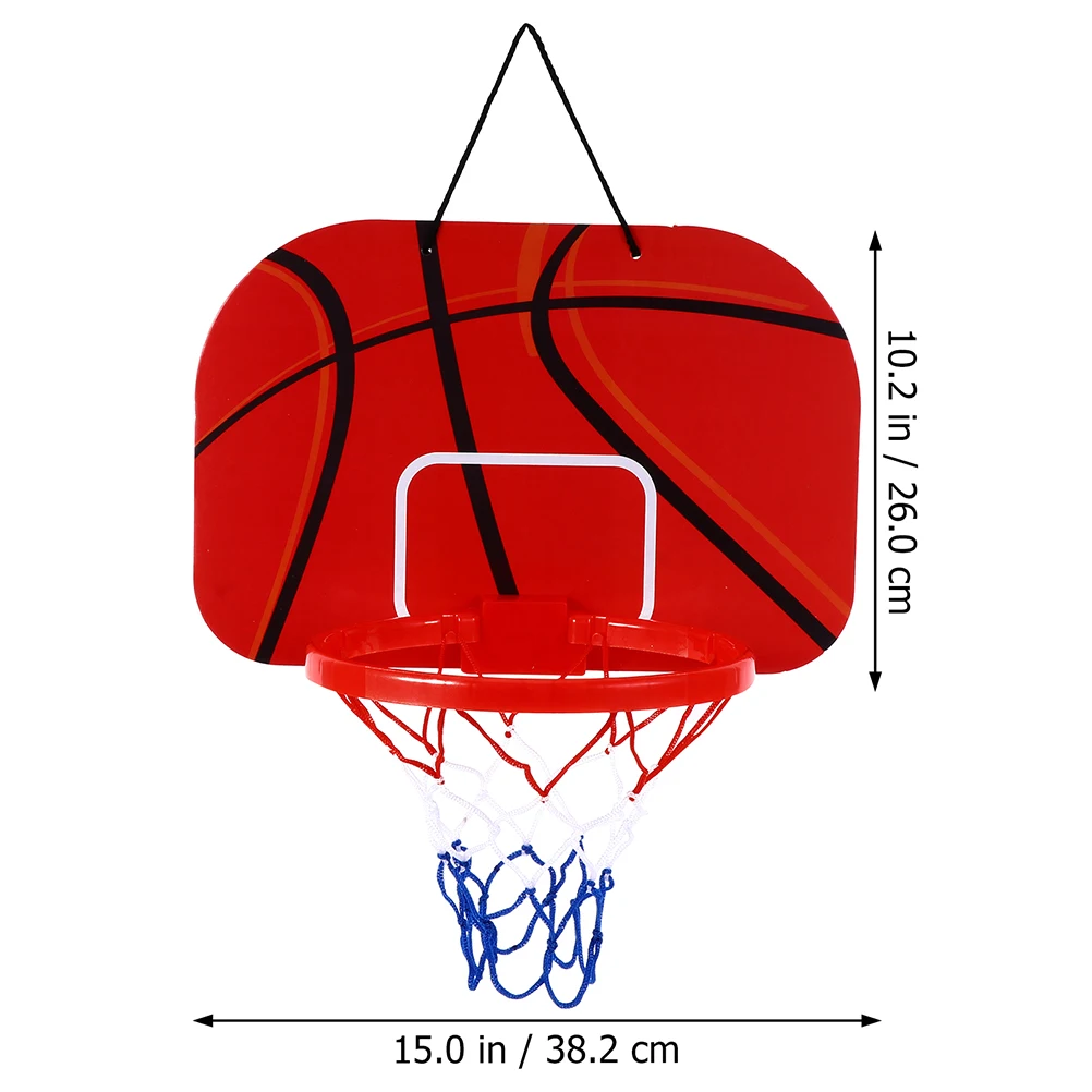 Quadro de painel de basquete dos desenhos animados crianças indoor mini jogo brinquedo plástico tiro hoop brinquedo para crianças playground educacional