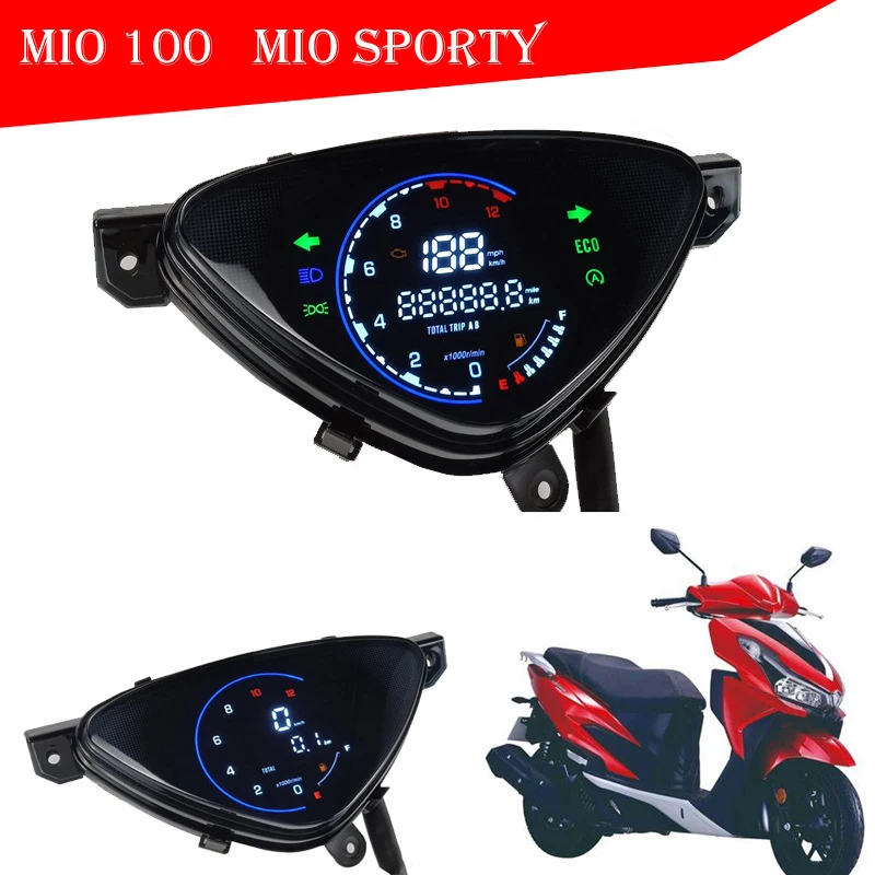 Электронный спидометр MIO100 SPORT для мотоциклов, изысканная модель приборной панели в сборе