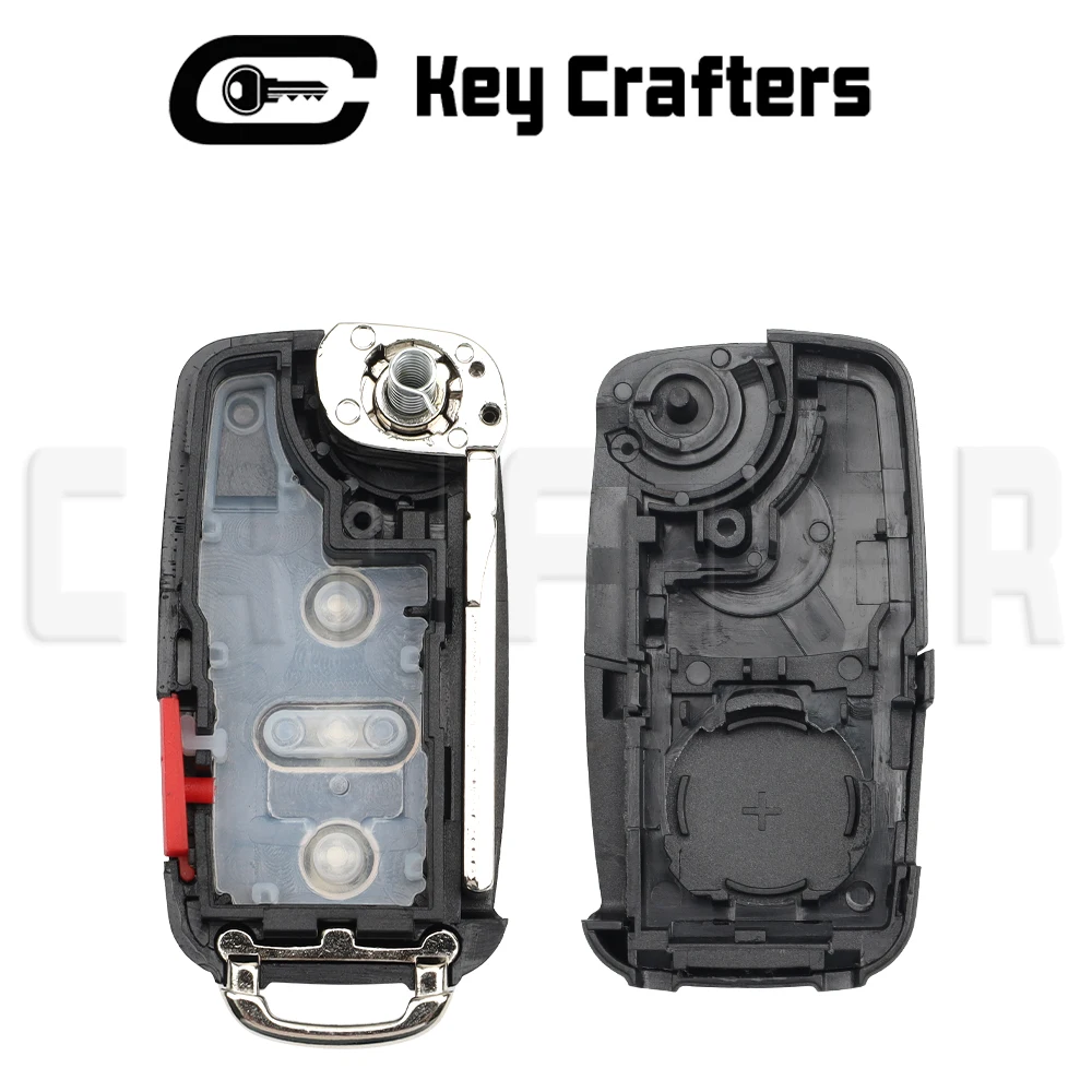 Key Crafters 5K0837202BP 315MHz MQB48 CHIP Flip Car Remote Key For VW Volkswagen Passat Jetta Beetle MQB4.5 Immobilizer KYDZ PCB view 6