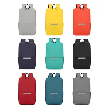 תיק עמיד למים תרמיל קטן קטן קיבולת גדול בית ספר תיקים נסיעות תיק צבע מלא בני נוער