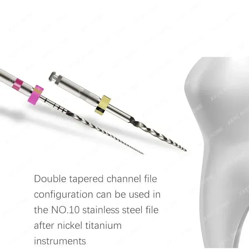 10Boxes 25/21mm Dentl Files SC Forward Rotation NiTi File Systemfor Endodontic Treatment Dentistry Materials 6Pcs/Box