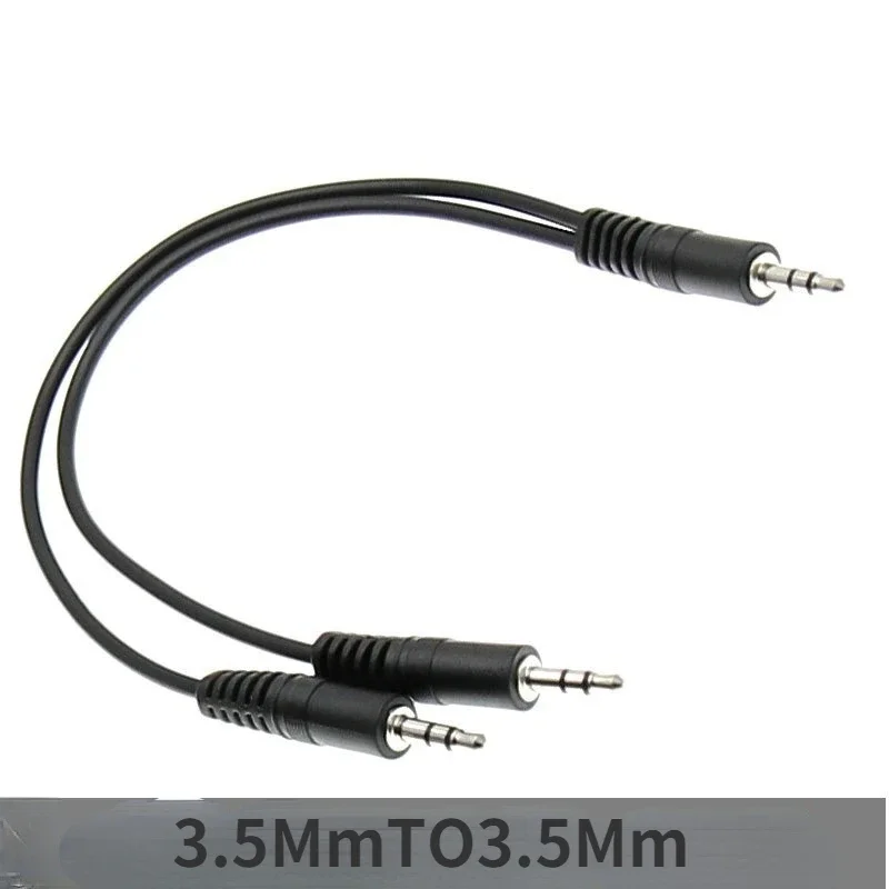 Y-spro-メス-1オスケーブルアダプター,3.5mm, 6.35mm,ジャック,ステレオオーディオ,マイク,イヤホン,ホットスプリッター
