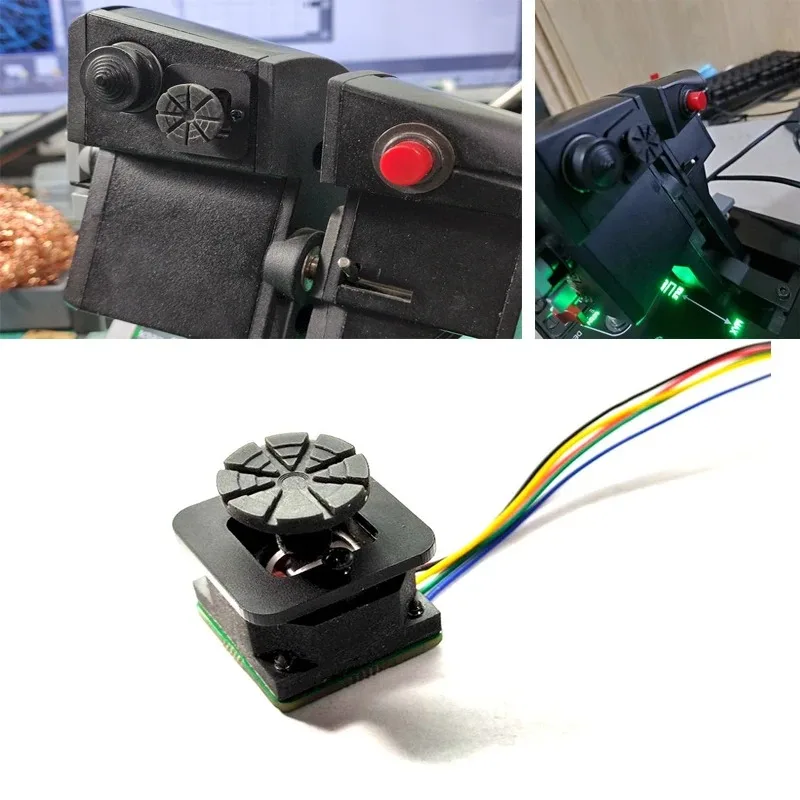 For Thrustmaster Hotas Warthog Throttle Slew Mod Control Lever Modification Module Adapter Parts Accessories Kits