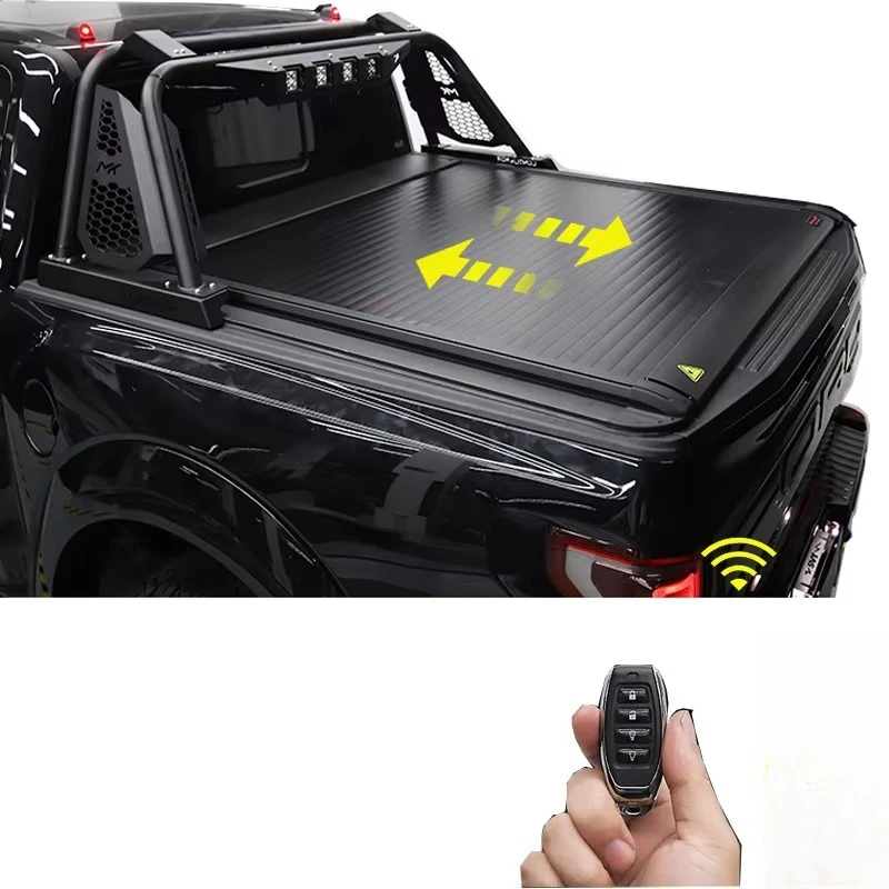 

High Quality Electric Aluminum Alloy Retractable Waterproof Hard Tonneau Cover for Tundra Pickup Bed