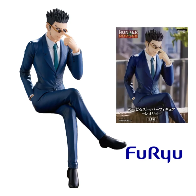 

In Stock Original FURYU HUNTER×HUNTER Leorio PaladiKnight Noodle Stopper Figures Anime Figure Model Collection Doll Ornaments