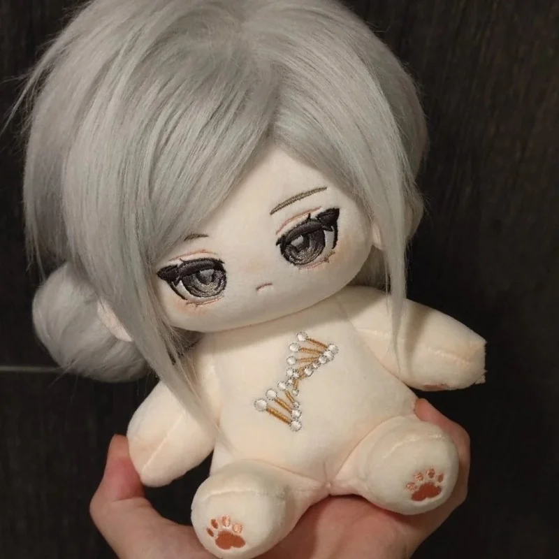 Anime Reverse:1999 Vertin 20cm Nude Doll Plush Toys, Soft Stuffed Plushie, Can Change Clothes