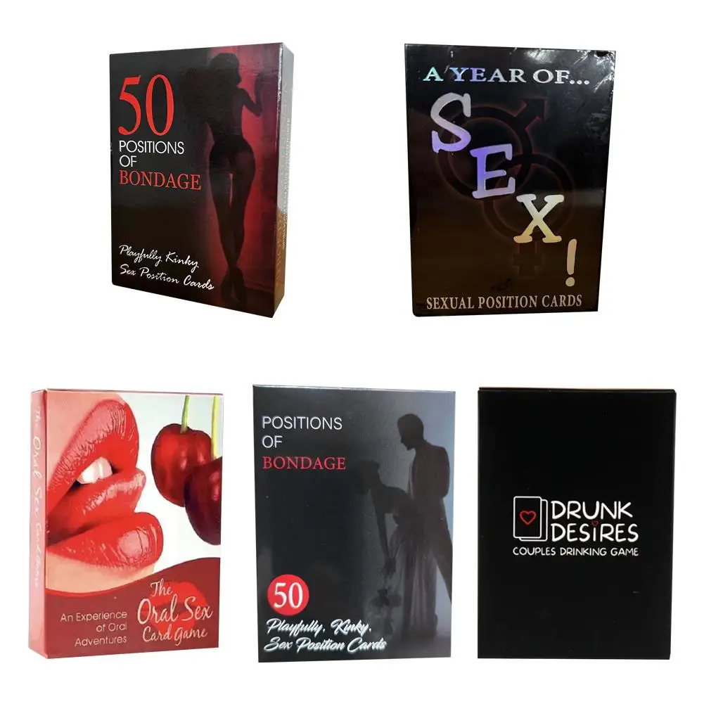 English Version Sexual Position Cards Role Playing Adult Games Bedroom Commands Sex Toys For Couples 18+ Erotic Gifts