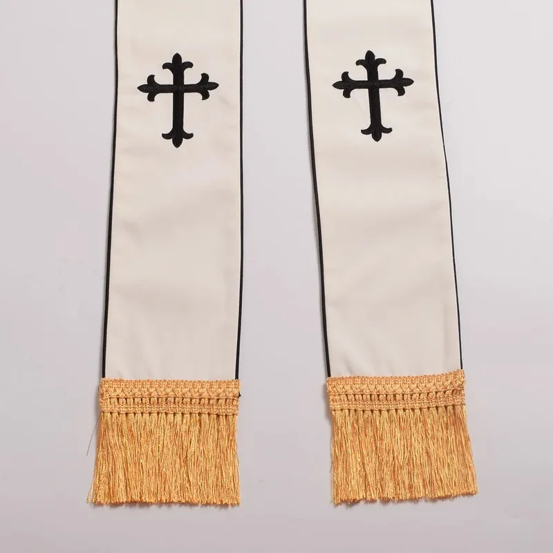 ผ้าคลุมไหล่แบบสวมสำหรับบาทหลวงคาทอลิก unisex รุ่น qq34Church สำหรับผู้ใหญ่