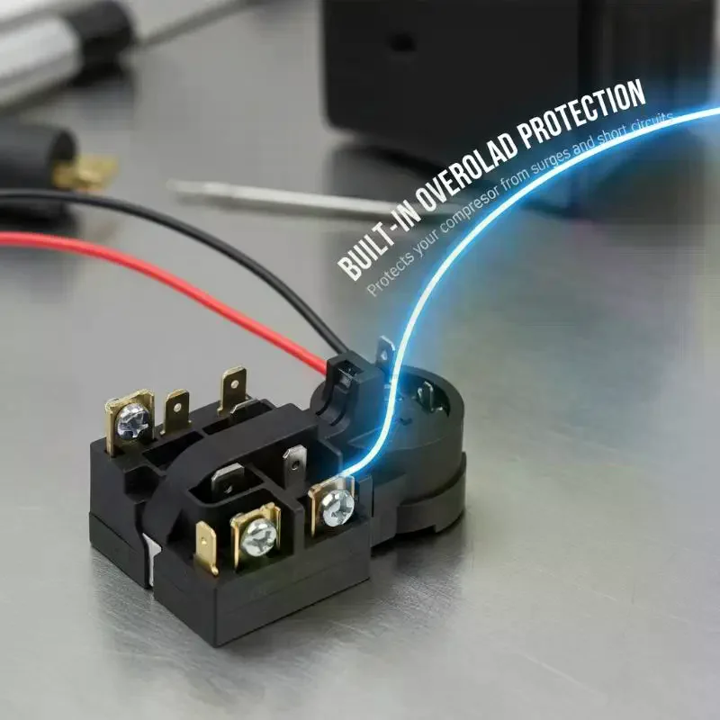 Refrigerator Starter Compressor Overload Protector Start Relay QP3-12A For Refrigerator Accessories
