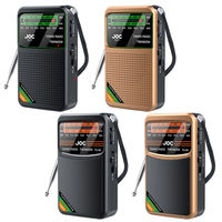 Portable FM AM SW Radio Mini Full Band Radio Best Reception Battery Operated Radio with HD Display Screen Radio Player for Elder