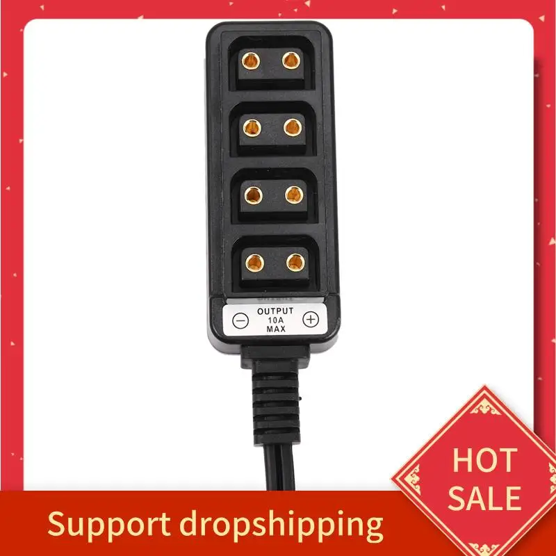 

B44C 6X Мужской D-Tap B Тип Power Dtap Tap To 4 Женских P-Tap Ptap Hub Адаптер Электрический Разветвитель Для Фотографии Мощность