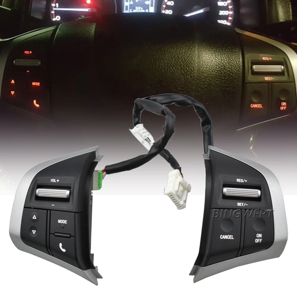 NOWOŚĆ Dla Isuzu D-Max 2015-2019 MU-X Dla Chevrolet Dmax 2019 Przełącznik na kierownicy Przycisk zdalnego sterowania głośnością audio