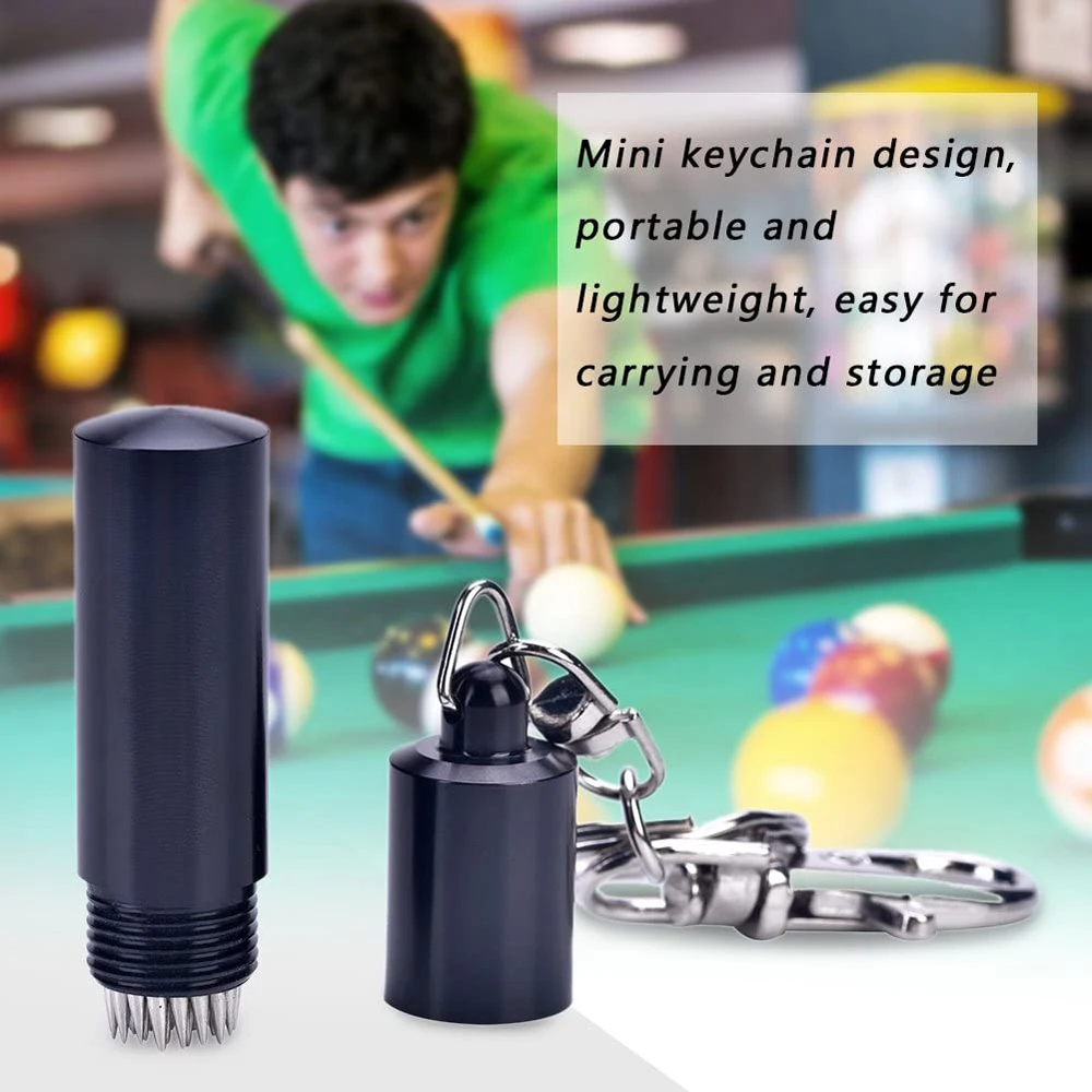 

Billiard Accessories Metal Black Tapper tip Billiard Cue Tip Shaper Snooker Stick Pick Pool Cue Tip Shaper Needle Thorn Tool