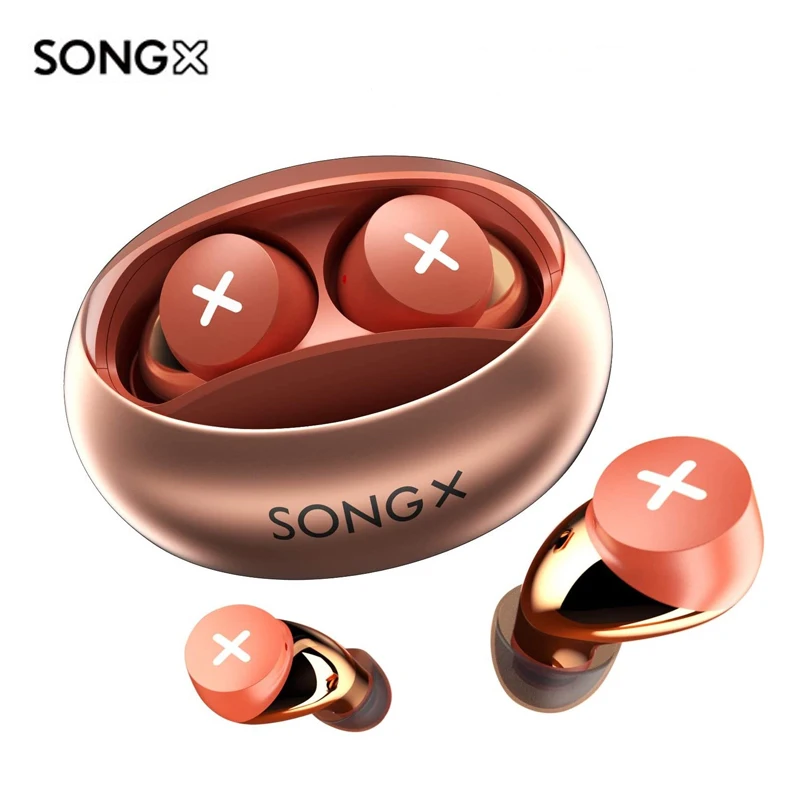 Songx sx06 tws kopfhörer drahtlose ohrhörer 25 stunden spielzeit 6mm hifi lautsprecher mikrofon 10m ipx5 wasserdichte bluetooth 5.0 s06 kopfhörer