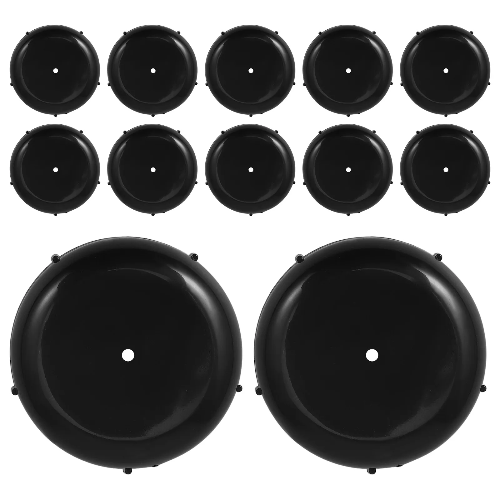 24Pcs Furniture Foot Pads Round Caster Stoppers Plastic Chair Feet Caps Hard Floor Protectors Furniture Leg Pads Anti-Scratch