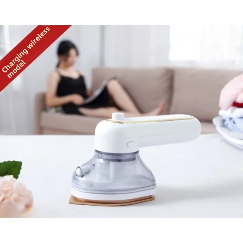 Hotel handheld business trip wireless iron clothing travel steam. Small usb hanging iron rechargeable coat