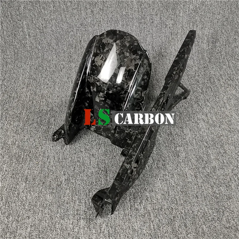 Forged Carbon Fiber For BMW S1000RR 2019-2022 Rear Hugger With Chain Guard For BMW S1000RR 2020 2021