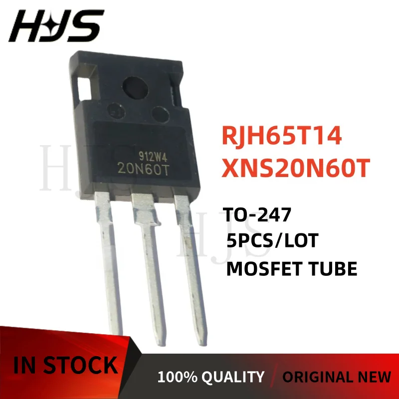 5PCS/LOT 100% new and quality  RJH65T14 XNS20N60T XNS20N60 20N60T TO-247 Best Quality In Stock