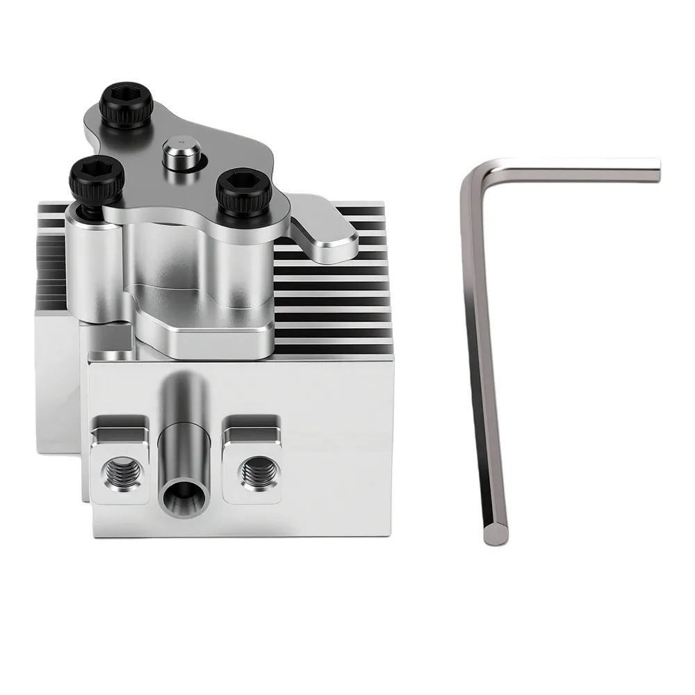 All Metal Hotend Heatsink Cooling Fins Aluminum Construction Replacement Hotend Heatsink Presser Included Pre-Assembled