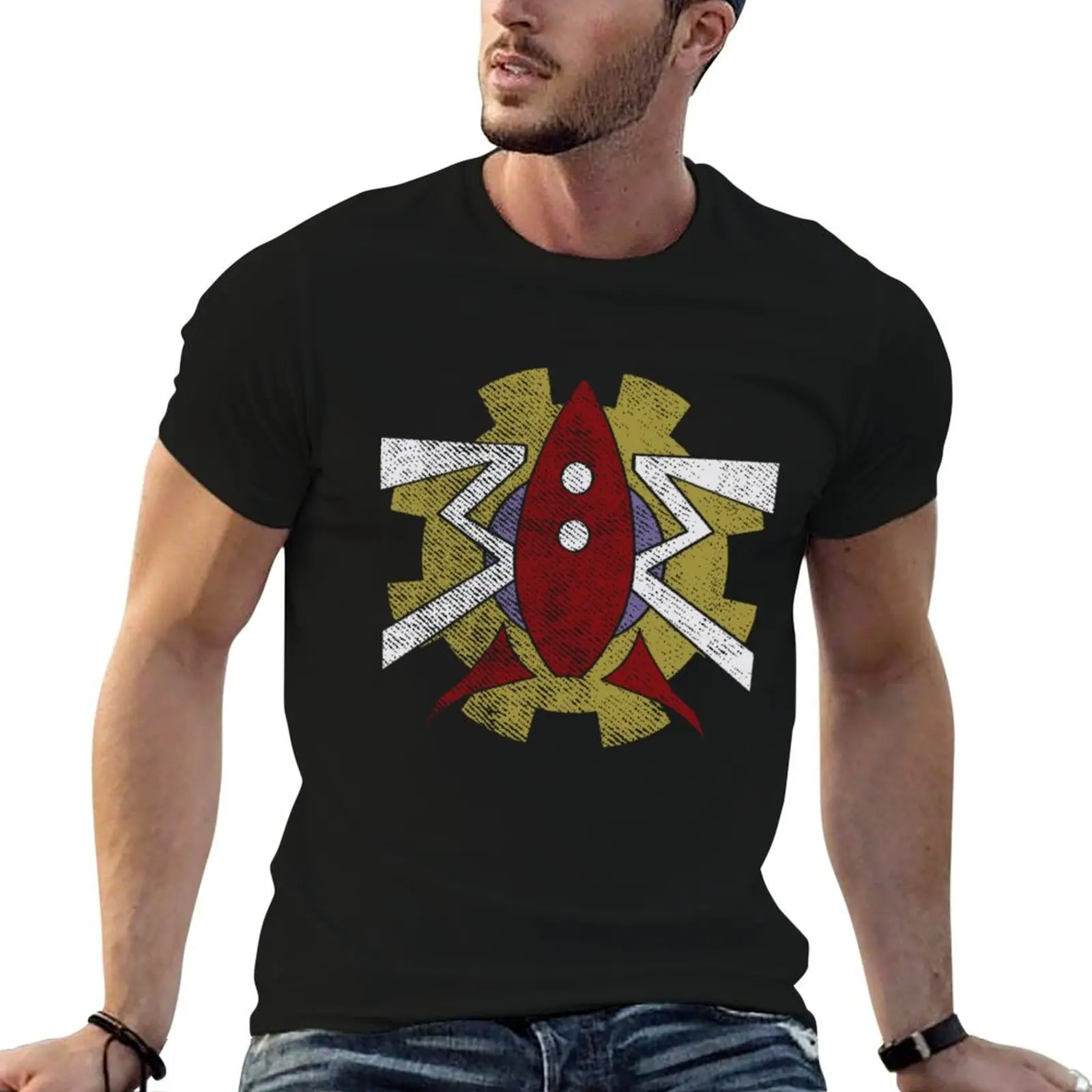 

The Mechanisms Logo T-Shirt anime tshirt cotton t shirt pack man t shirts cotton T-Shirt