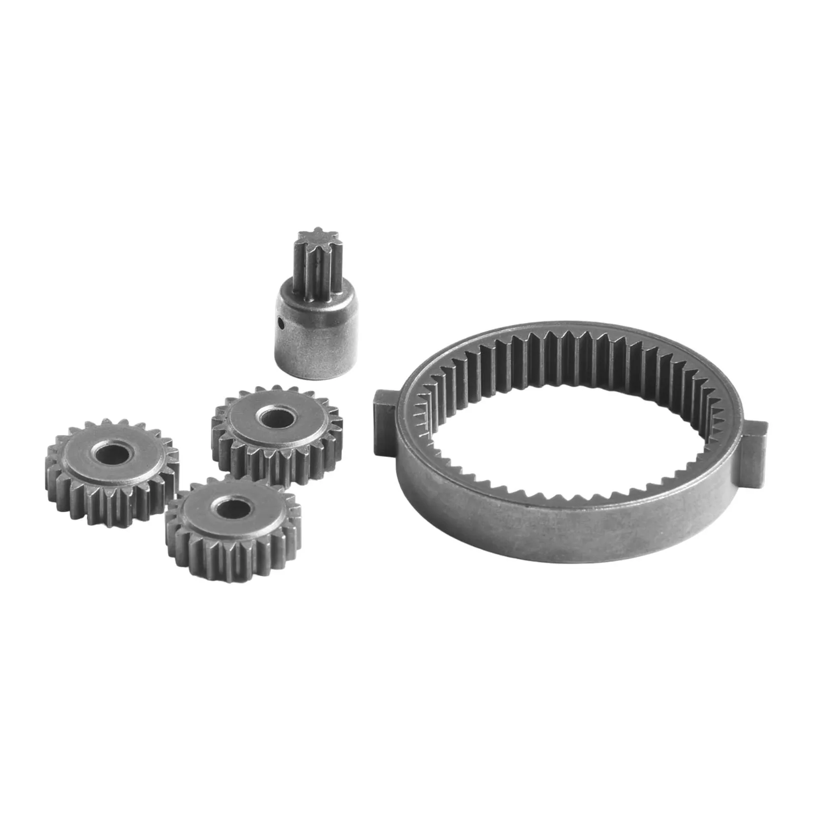 Home Improvement Brushless Lithium Wrench Gear 775/550 Drill Gear High Precision Gears Replacement Gear Set Silver Color