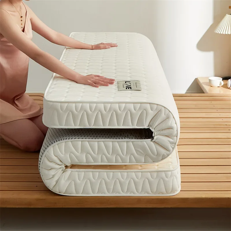 Pieghevole Memory Foam Lattice Coconut Coir Tatami Materasso Singolo Doppio Dormitorio Casa Portatile Mobili Per La Casa Colchao Inflavel Casal