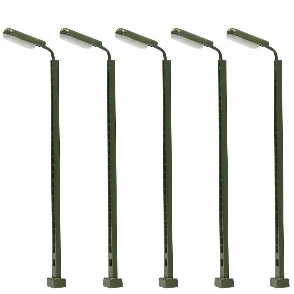 5Pcs Model Railway Lights For H0 Gauge Model Railway Light Lattice Mast Light Gauge N Gauge Light Layout Model Building In Stock