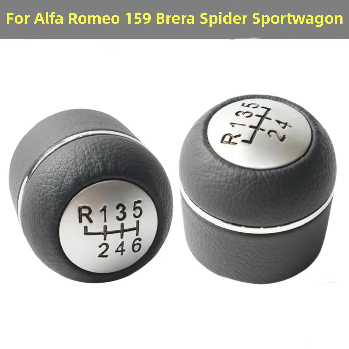 5/6 Speed Gear Shift Knob Lever Stick Pen Handball For Alfa Romeo 159 Brera Spider Sportwagon Car Styling Accessories