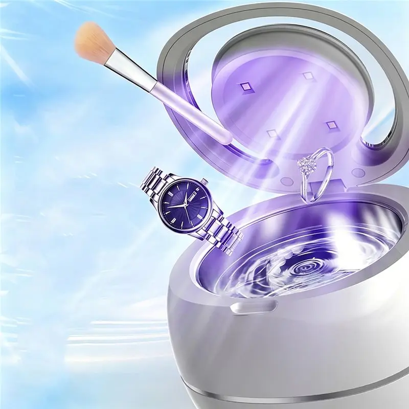 A01M-Ultrasonic Cleaner Ultrasound Jewelry Cleaner Dentures Retainer Washing Machine Ultrasonic Cleaning Bath