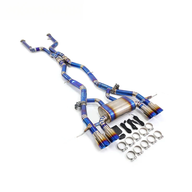 

Factory Direct Sales Titanium Exhaust for M3 M4 G80 G82 3.0T Catback Exhaust Pipe with Muffler Valvetronic Design