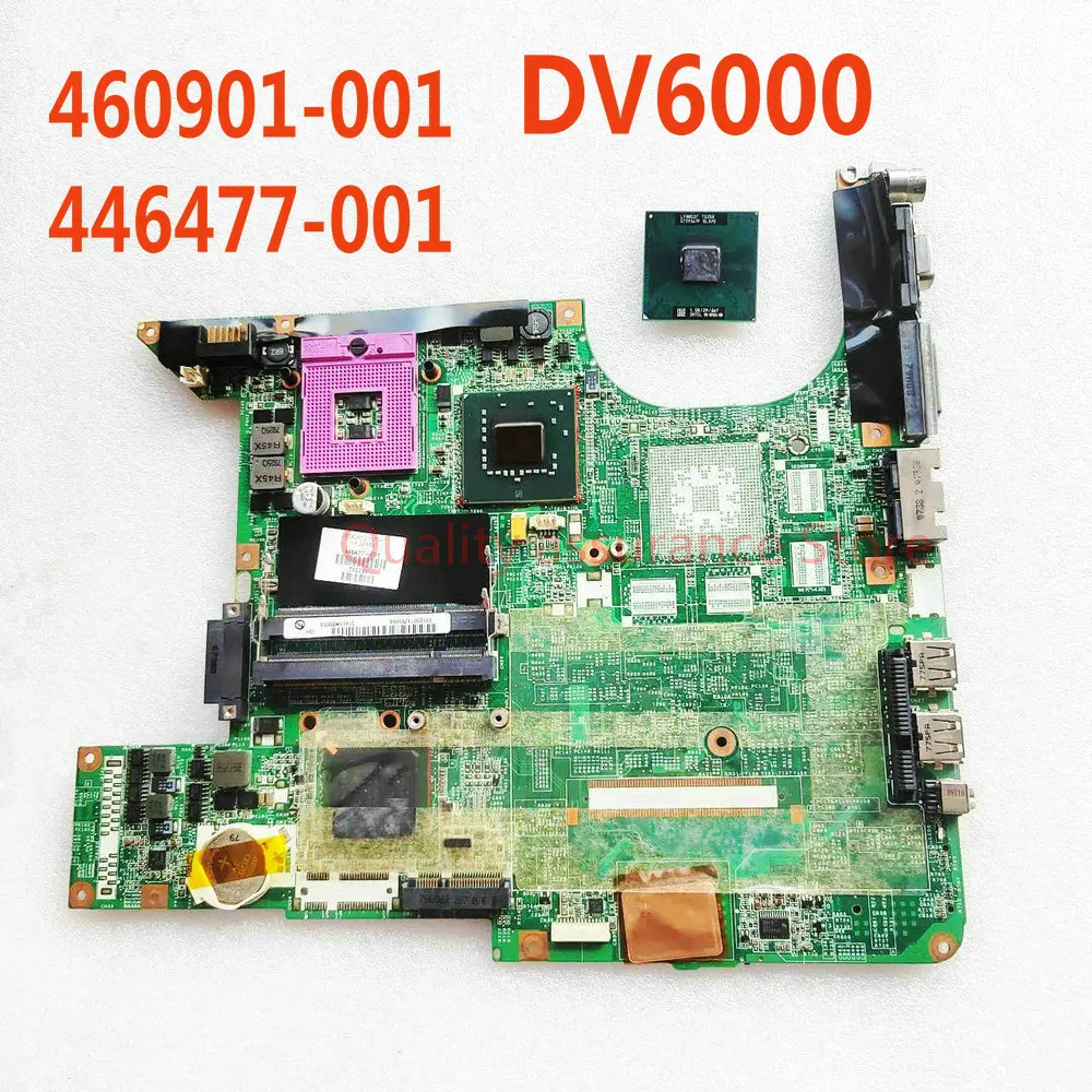 

446477 -001 460901 -001 Материнская плата для ноутбука HP Pavilion DV6000 DV6500 DV6700 DA0AT3MB8F0 965GM DDR2