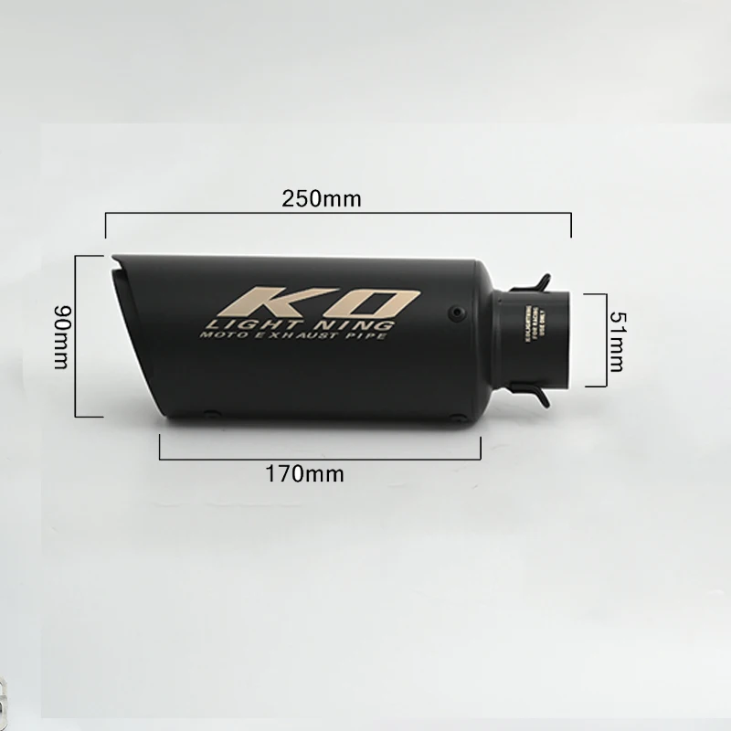 NK800 For CFMOTO 800NK 2023-2025 Motorcycle Exhaust Mid Link Pipe Slip On 51mm Muffler Tips Stainless Steel With DB Killer