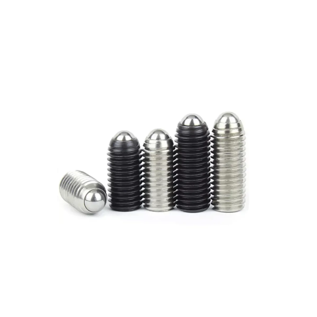 304 Stainless Steel / 12.9 Grade Alloy Steel Ball Positioning Screw, Steel Ball Locking Spring Plunger M3M4M5M6