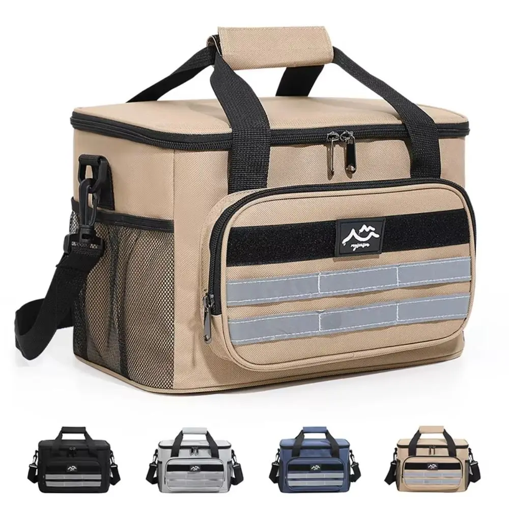 

Large-capacity Outdoor Picnic Bag Multi-layers Handheld&Crossbody Travel Thermal Bag Thickened Waterproof Camping Insulated Bags
