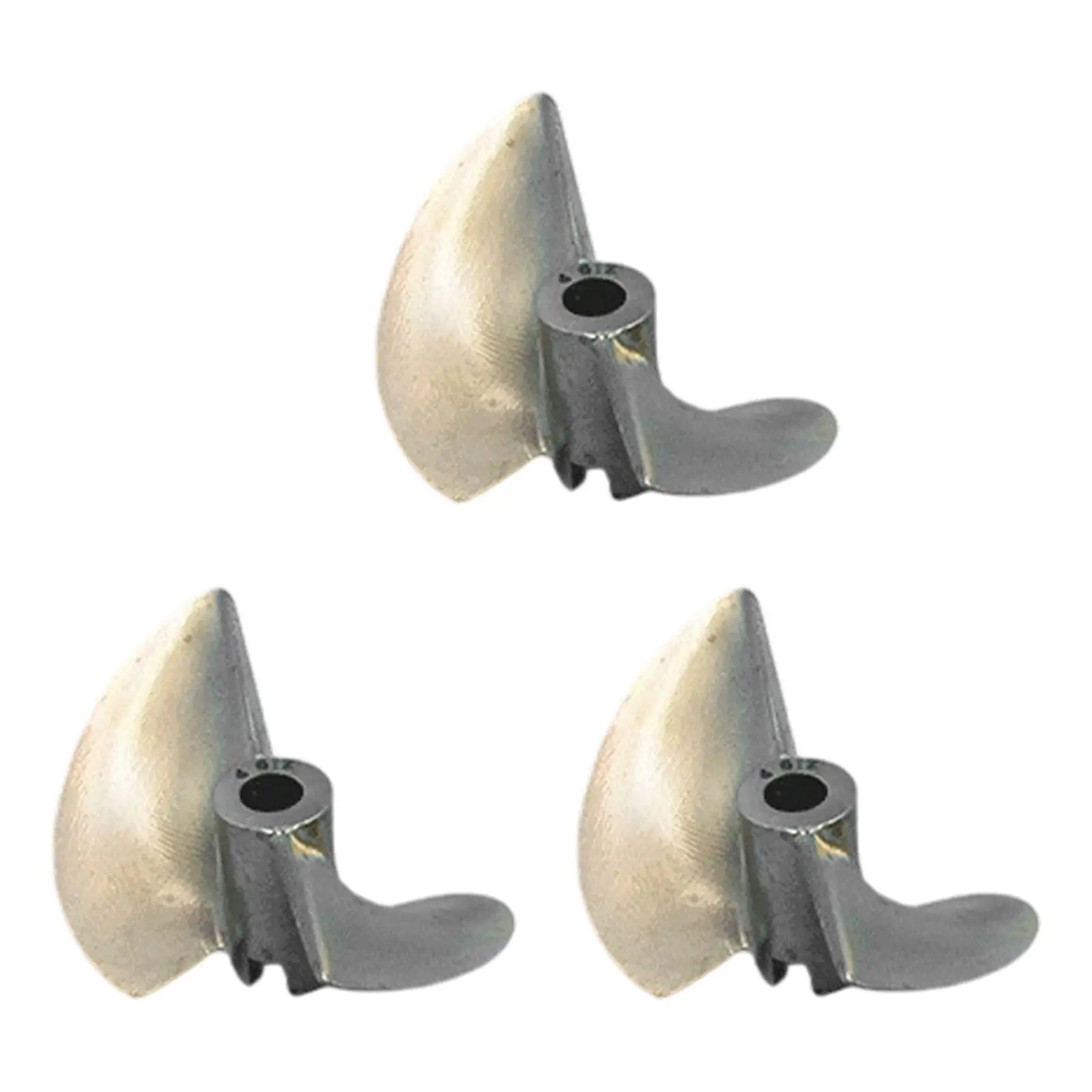 RC قارب المروحة 2 شفرات لقوارب التحكم عن بعد قطع غيار لنموذج السفينة سهلة التركيب مجداف CW الدورية المروحة الدعامة