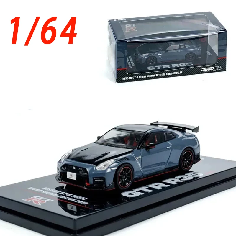 

INNO Diecast 1/64 Scale Nissan Alloy Car Model Nissa GTR R35 Car Model Collectible Toy Simulation Gift Souvenir Display